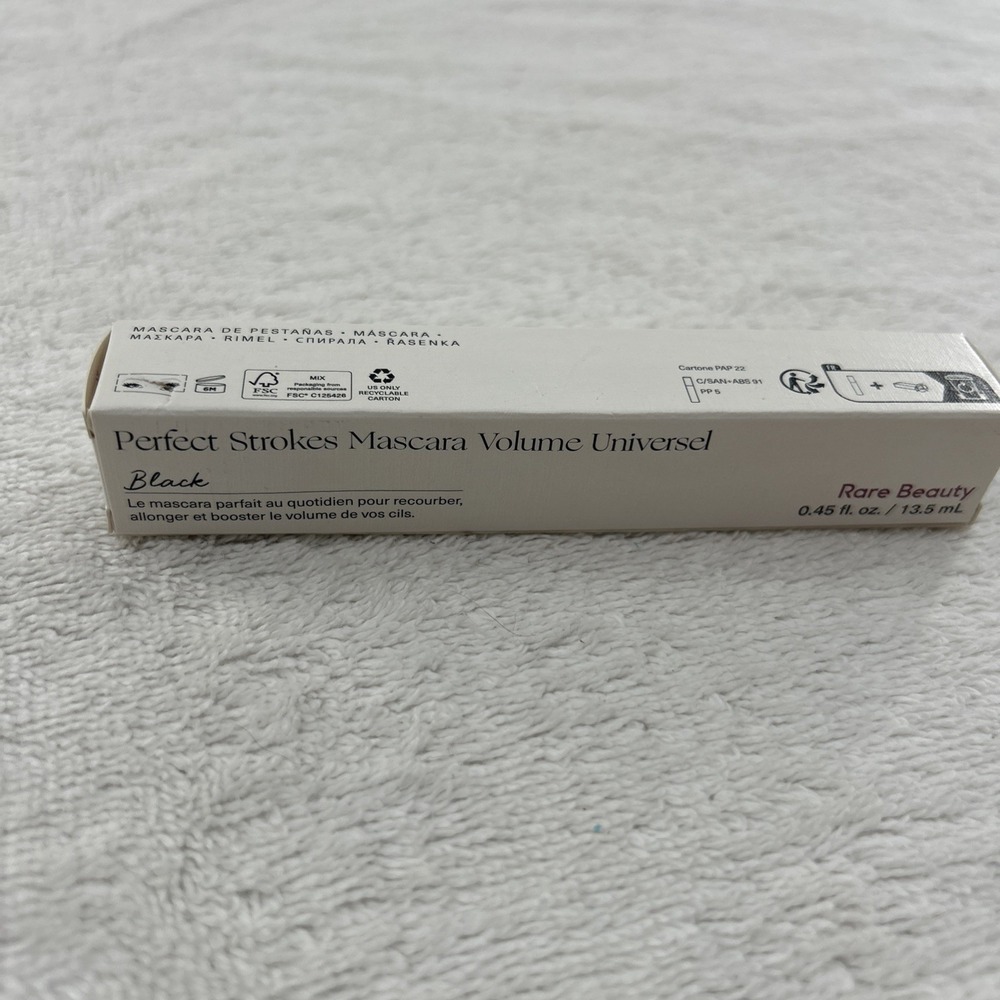 Rare Beauty Perfect Strokes Universal Volumizing Mascara Black 0.45 Oz. NEW NIB